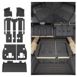 Retails for $150! Floor Mats Compatible with 2022-2025 2026 Kia Carnival 8 Seater MPV No Hybrid&Prestige Trunk Liner Cargo Liner Cargo Mat 2024 Carnival Accessories (Floor Mats+Trunk Mat+Backrest Mats Retails for $150! Floor Mats Compatible with 2022-2025 2026 Kia Carnival 8 Seater MPV No Hybrid&Prestige Trunk Liner Cargo Liner Cargo Mat 2024 Carnival Accessories (Floor Mats+Trunk Mat+Backrest Mats