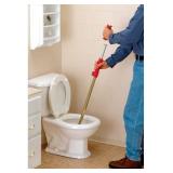 RIDGID 59802 K-6DH Hybrid Toilet Snake Auger with 6' Heavy-Duty Drop Head Tri-Wrap Cable, Manual or Cordless Drill Operated Plumbing Toilet Drain Snake Auger RIDGID 59802 K-6DH Hybrid Toilet Snake Auger with 6' Heavy-Duty Drop Head Tri-Wrap Cable, Manual or Cordless Drill Operated Plumbing Toilet Drain Snake Auger