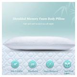 Firm Body Pillow 1.5cm Cubies Memory Foam Pain Relief & Sleeping & Supportive with Cooling Cover Hug Pillows 20 x 54 inches Firm Body Pillow 1.5cm Cubies Memory Foam Pain Relief & Sleeping & Supportive with Cooling Cover Hug Pillows 20 x 54 inches