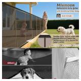 120 inch Retractable Baby Gates 42 inch Tall, Retractable Gate with Reinforced Strip Design to Prevent Crawling Through, 10 FT Extra Wide Retractable Dog Gate for Indoor/Outdoor 120 inch Retractable Baby Gates 42 inch Tall, Retractable Gate with Reinforced Strip Design to Prevent Crawling Through, 10 FT Extra Wide Retractable Dog Gate for Indoor/Outdoor