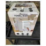SAMEAT Heated Towel Warmers for Bathroom - Large Towel Warmer Bucket, Wood Handle, Auto Shut Off, Fits Up to Two 40'X70' Oversized Towels, White SAMEAT Heated Towel Warmers for Bathroom - Large Towel Warmer Bucket, Wood Handle, Auto Shut Off, Fits Up to Two 40'X70' Oversized Towels, White
