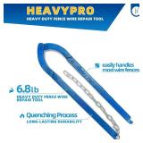 Fence Wire Repair Tool - 6.8lb Heavy-Duty Barbed Wire Repair Tool, Corrosion-Resistant Iron Build, Fits Electric, Horse, Mesh Fencing Fence Wire Repair Tool - 6.8lb Heavy-Duty Barbed Wire Repair Tool, Corrosion-Resistant Iron Build, Fits Electric, Horse, Mesh Fencing