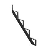 1 Pack Steel Stair Step Riser - 4 Step for Deck Height 35 Inches Stair Stringer for Outdoor Wooden Tread 1 Pack Steel Stair Step Riser - 4 Step for Deck Height 35 Inches Stair Stringer for Outdoor Wooden Tread