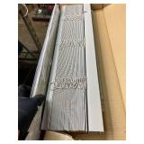 DEZ FURNISHINGS Cordless 2' Faux Wood Blind, 34' W x 48' H, Gray DEZ FURNISHINGS Cordless 2' Faux Wood Blind, 34' W x 48' H, Gray