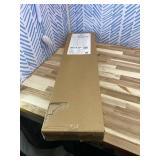 DEZ FURNISHINGS Cordless 2' Faux Wood Blind, 34' W x 48' H, Gray DEZ FURNISHINGS Cordless 2' Faux Wood Blind, 34' W x 48' H, Gray