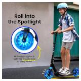 Aero Big Wheels Kick Scooter for Kids 6+, Teens & Adults | Light Up Wheels, Hand Brake, Rubber Deck Mat & Shock Absorption | Foldable & Height Adjustable Aero Big Wheels Kick Scooter for Kids 6+, Teens & Adults | Light Up Wheels, Hand Brake, Rubber Deck Mat & Shock Absorption | Foldable & Height Adjustable