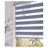 Persilux Blackout Cordless Zebra Blinds for Windows (35' W x 64' H, Dark Grey) with Upgraded Cassette Free-Stop Dual Layers Sheer Roller Shades for Home and Office Persilux Blackout Cordless Zebra Blinds for Windows (35' W x 64' H, Dark Grey) with Upgraded Cassette Free-Stop Dual Layers Sheer Roller Shades for Home and Office