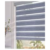 Persilux Blackout Cordless Zebra Blinds for Windows (35' W x 64' H, Dark Grey) with Upgraded Cassette Free-Stop Dual Layers Sheer Roller Shades for Home and Office Persilux Blackout Cordless Zebra Blinds for Windows (35' W x 64' H, Dark Grey) with Upgraded Cassette Free-Stop Dual Layers Sheer Roller Shades for Home and Office