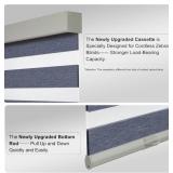 Persilux Blackout Cordless Zebra Blinds for Windows (35' W x 64' H, Dark Grey) with Upgraded Cassette Free-Stop Dual Layers Sheer Roller Shades for Home and Office Persilux Blackout Cordless Zebra Blinds for Windows (35' W x 64' H, Dark Grey) with Upgraded Cassette Free-Stop Dual Layers Sheer Roller Shades for Home and Office