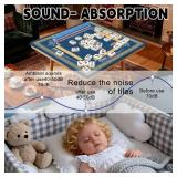 Mahjong Mat Noise Reducing with Rules, 33.5x33.45 Inch Non-Slip American Mah Jongg Table Set Cover with Travel Bags, Thanksgiving Party Poker Card Games Board Waterproof, 2025 Version. Mahjong Mat Noise Reducing with Rules, 33.5x33.45 Inch Non-Slip American Mah Jongg Table Set Cover with Travel Bags, Thanksgiving Party Poker Card Games Board Waterproof, 2025 Version.