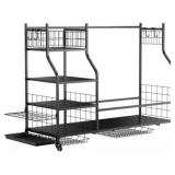 Golf Bag Storage Garage Organizer,Golf Club Bag Storage Rack for Garage, Extra Storage Rack for Golf Clubs,Golf Bag Organizer Fit for Garage,Shed,Basement Golf Bag Storage Garage Organizer,Golf Club Bag Storage Rack for Garage, Extra Storage Rack for Golf Clubs,Golf Bag Organizer Fit for Garage,Shed,Basement