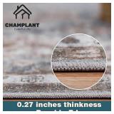 Washable Area Rug 9'x12' Light Cyan and Light red Retro Flowers Boho Design Non-Shedding Easy Care Ideal for High Traffic Areas in Living Room Bedroom Office Kitchen Large Carpet Washable Area Rug 9'x12' Light Cyan and Light red Retro Flowers Boho Design Non-Shedding Easy Care Ideal for High Traffic Areas in Living Room Bedroom Office Kitchen Large Carpet