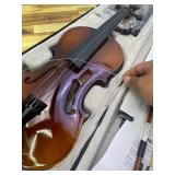 MUSTAR Violin, 4/4 Violin for Beginners, Classic Violin 4/4 Full Set with Bow, Rosins, Hard Case, Mute, Fingerboard Stickers, Shoulder Rest, Beginner KIt for Adults,Kids MUSTAR Violin, 4/4 Violin for Beginners, Classic Violin 4/4 Full Set with Bow, Rosins, Hard Case, Mute, Fingerboard Stickers, Shoulder Rest, Beginner KIt for Adults,Kids