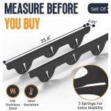 Linda s Essentials Stove Gap Covers Stainless Steel (2 Pack), 316 Stainless Steel Stove Gap Covers Heat Resistant Oven Gap Filler Seals Spaces Between Stovetop and Counter (23.4 Inches, Black (Steel)) Linda s Essentials Stove Gap Covers Stainless Steel (2 Pack), 316 Stainless Steel Stove Gap Covers Heat Resistant Oven Gap Filler Seals Spaces Between Stovetop and Counter (23.4 Inches, Black (Steel))