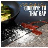 Linda s Essentials Stove Gap Covers Stainless Steel (2 Pack), 316 Stainless Steel Stove Gap Covers Heat Resistant Oven Gap Filler Seals Spaces Between Stovetop and Counter (23.4 Inches, Black (Steel)) Linda s Essentials Stove Gap Covers Stainless Steel (2 Pack), 316 Stainless Steel Stove Gap Covers Heat Resistant Oven Gap Filler Seals Spaces Between Stovetop and Counter (23.4 Inches, Black (Steel))