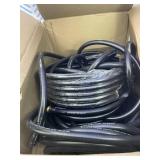 100 ft Garden Hose, 5/8 in Heavy Duty Water Hose, Flexible and Durable, Lightweight Rubber Hybrid Hose, Leak-Free Connections, Male to Female 3/4' Brass Fittings for Patio, Lawn, Black 100 ft Garden Hose, 5/8 in Heavy Duty Water Hose, Flexible and Durable, Lightweight Rubber Hybrid Hose, Leak-Free Connections, Male to Female 3/4' Brass Fittings for Patio, Lawn, Black