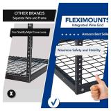 Retails for $105! FLEXIMOUNTS 2x8 Garage Storage Rack, Adjustable Overhead Storage Organization System, Heavy Duty Metal Ceiling Rack, 400lbs Weight Capacity, Black, Classic Series Retails for $105! FLEXIMOUNTS 2x8 Garage Storage Rack, Adjustable Overhead Storage Organization System, Heavy Duty Metal Ceiling Rack, 400lbs Weight Capacity, Black, Classic Series