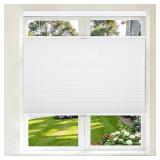 Grandekor Top Down Bottom Up Cellular Shades Cordless, 35' Wx64 H, Pull Down Honeycomb Blinds for Windows Room Darkening Blinds & Shades for Living Room Bedroom, Blackout, White Grandekor Top Down Bottom Up Cellular Shades Cordless, 35' Wx64 H, Pull Down Honeycomb Blinds for Windows Room Darkening Blinds & Shades for Living Room Bedroom, Blackout, White