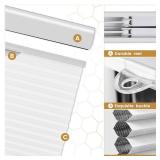 Grandekor Top Down Bottom Up Cellular Shades Cordless, 35' Wx64 H, Pull Down Honeycomb Blinds for Windows Room Darkening Blinds & Shades for Living Room Bedroom, Blackout, White Grandekor Top Down Bottom Up Cellular Shades Cordless, 35' Wx64 H, Pull Down Honeycomb Blinds for Windows Room Darkening Blinds & Shades for Living Room Bedroom, Blackout, White