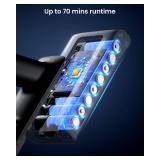 Retails for $133! Cordless Vacuum Cleaner, Upgraded 650W 55KPA 70Mins Cordless Stick Vacuum Cleaner with Self-Standing and Touch Screen, Anti-tangle Wireless Vacumm, Vacuum Cleaners for Home/Pet Hair/ Retails for $133! Cordless Vacuum Cleaner, Upgraded 650W 55KPA 70Mins Cordless Stick Vacuum Cleaner with Self-Standing and Touch Screen, Anti-tangle Wireless Vacumm, Vacuum Cleaners for Home/Pet Hair/