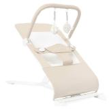 Baby Delight Alpine Deluxe Portable Bouncer, Infant, 0-6 Months, 100% GOTS Certified Cotton Fabrics, Organic Oat Baby Delight Alpine Deluxe Portable Bouncer, Infant, 0-6 Months, 100% GOTS Certified Cotton Fabrics, Organic Oat