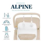 Baby Delight Alpine Deluxe Portable Bouncer, Infant, 0-6 Months, 100% GOTS Certified Cotton Fabrics, Organic Oat Baby Delight Alpine Deluxe Portable Bouncer, Infant, 0-6 Months, 100% GOTS Certified Cotton Fabrics, Organic Oat