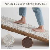 GENIMO Kitchen Mats for Floor 2PCs, Washable Anti Fatigue Mat for Cushioned, 17.3'x47'+17.3'x30', Waterproof Kitchen Rugs, Non Slip Comfort Standing Mat Rug for Home, Sink, Laundry, LightTaupeBrown GENIMO Kitchen Mats for Floor 2PCs, Washable Anti Fatigue Mat for Cushioned, 17.3'x47'+17.3'x30', Waterproof Kitchen Rugs, Non Slip Comfort Standing Mat Rug for Home, Sink, Laundry, LightTaupeBrown