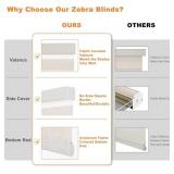 Persilux Linen Cordless Zebra Blinds for Windows, Privacy Light Filtering Dual Layer Blinds for Day and Night, Roller Shades for Bedroom,Living Room,Office (Custom Size,Cream) Persilux Linen Cordless Zebra Blinds for Windows, Privacy Light Filtering Dual Layer Blinds for Day and Night, Roller Shades for Bedroom,Living Room,Office (Custom Size,Cream)