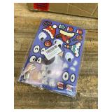 Christmas themed Bluey stickers. Small prize for children Christmas party games Christmas themed Bluey stickers. Small prize for children Christmas party games