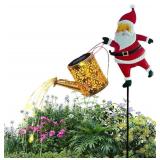 Christmas Santa Solar Kettle Lights Garden Lawn Decorative Lights - Christmas Watering Can Santa Claus Light Solar Watering Can String Ligh-ts Outdoor, San-ta Claus So-lar Lamps for Garden Decor Christmas Santa Solar Kettle Lights Garden Lawn Decorative Lights - Christmas Watering Can Santa Claus Light Solar Watering Can String Ligh-ts Outdoor, San-ta Claus So-lar Lamps for Garden Decor