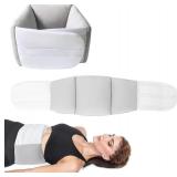 Lumbar Support Pillow for Sleeping, Adjustable Lumbar Support Cushion with Ergonomic Curve, Soft Silk Cotton Lumber Pillow, 360 Wraparound Design for Bed, Office Chair & Car Seat Lumbar Support Pillow for Sleeping, Adjustable Lumbar Support Cushion with Ergonomic Curve, Soft Silk Cotton Lumber Pillow, 360 Wraparound Design for Bed, Office Chair & Car Seat