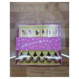 Coffee Spoons Gold Silverware Christmas 6 Pieces Small Stainless Steel Flatware Xmas Decorative Pendants Cute Drinking Stirrers for Festive and Daily Kitchen Utensils Coffee Spoons Gold Silverware Christmas 6 Pieces Small Stainless Steel Flatware Xmas Decorative Pendants Cute Drinking Stirrers for Festive and Daily Kitchen Utensils