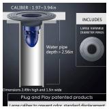 Shower Drain Floor Drain Backflow Preventer Magnetic Levitation One-Way Drain Valve Fast Drainage Shower Plug Insert Drain Plug Fit for Tube Depth 2.56-4.13in (Caliber 2-3.9in,Depth 3,15in) - Retail: Shower Drain Floor Drain Backflow Preventer Magnetic Levitation One-Way Drain Valve Fast Drainage Shower Plug Insert Drain Plug Fit for Tube Depth 2.56-4.13in (Caliber 2-3.9in,Depth 3,15in) - Retail:
