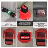 Seat Belt Buckle Holder Easy Access to The Buckles of Rear Seats - Plug The Seat Belt in with Only One Hand Friendly to Kids, and Passengers with Special Needs (Fluorescent x2) - Retail: $20 Seat Belt Buckle Holder Easy Access to The Buckles of Rear Seats - Plug The Seat Belt in with Only One Hand Friendly to Kids, and Passengers with Special Needs (Fluorescent x2) - Retail: $20