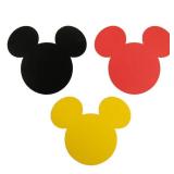 60pcs Mickey Heads Paper Wall Stickers, Mickey Style Bunting for Wall Decoration, Also Great for Doorways or Glass Window - Retail: $8 60pcs Mickey Heads Paper Wall Stickers, Mickey Style Bunting for Wall Decoration, Also Great for Doorways or Glass Window - Retail: $8