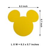 60pcs Mickey Heads Paper Wall Stickers, Mickey Style Bunting for Wall Decoration, Also Great for Doorways or Glass Window - Retail: $8 60pcs Mickey Heads Paper Wall Stickers, Mickey Style Bunting for Wall Decoration, Also Great for Doorways or Glass Window - Retail: $8