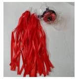 Red Bike Bell Red Bike Streamers Ribbon Bicycle Tassels for Bike Handlebar Decorations - Retail: $10 Red Bike Bell Red Bike Streamers Ribbon Bicycle Tassels for Bike Handlebar Decorations - Retail: $10