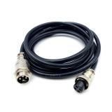 6.56 ft GX16 4 Pin Cable Male to Female Head Aviation Cordset, GX16 4 Pin Panel Mount Circular Metal Aviation Connector Adapter Female to Male 20AWG (2M) - Retail: $9 6.56 ft GX16 4 Pin Cable Male to Female Head Aviation Cordset, GX16 4 Pin Panel Mount Circular Metal Aviation Connector Adapter Female to Male 20AWG (2M) - Retail: $9