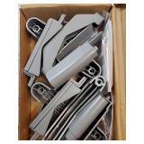 2Pcs Baby Gate Banister Adapter, Stairway Baby Gate Mounting Kit, Fits 1.97''- 3.94'' Wide Square/Round Railing, No Drilling Stair Banister Protector, Works with Retractable/Mesh/Iron Gates(Grey) - Re 2Pcs Baby Gate Banister Adapter, Stairway Baby Gate Mounting Kit, Fits 1.97''- 3.94'' Wide Square/Round Railing, No Drilling Stair Banister Protector, Works with Retractable/Mesh/Iron Gates(Grey) - Re