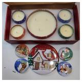 Scented Candles, Soy Wax Aromatherapy Candles, 1 Pack 13.5oz and 4 Pack 2.5 OZ Portable Tin Candles with Lid, Christmas Thanksgiving Candle Gifts Basket Scented Candles, Soy Wax Aromatherapy Candles, 1 Pack 13.5oz and 4 Pack 2.5 OZ Portable Tin Candles with Lid, Christmas Thanksgiving Candle Gifts Basket