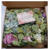 Flower Garland, 6.07Ft Eucalyptus Garland with Flowers, Silk Rose Floral Vines for Wedding Reception Table Mantle Decor (Purple) Flower Garland, 6.07Ft Eucalyptus Garland with Flowers, Silk Rose Floral Vines for Wedding Reception Table Mantle Decor (Purple)