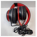 X8 Over-Ear Wired Headphones with Microphone with 1.45m-Tangle-Free Nylon Line&3.5mm Plug, Lightweight Foldable & Portable Headphones for Smartphone, Tablet,Computer,Mp3/4(Black-red) - Retail: $19 X8 Over-Ear Wired Headphones with Microphone with 1.45m-Tangle-Free Nylon Line&3.5mm Plug, Lightweight Foldable & Portable Headphones for Smartphone, Tablet,Computer,Mp3/4(Black-red) - Retail: $19