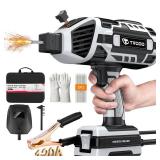 Portable Handheld Welding Machine - 110V IGBT Inverter Handheld Welder, 20-120A Portable ARC Welder, Hot Start & Anti-Stick for 3/32-1/8' Welding Rods. VISIBLE USE. Powers on. - Retail: $81' Portable Handheld Welding Machine - 110V IGBT Inverter Handheld Welder, 20-120A Portable ARC Welder, Hot Start & Anti-Stick for 3/32-1/8' Welding Rods. VISIBLE USE. Powers on. - Retail: $81'