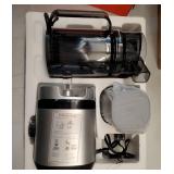 Juicer Machines, Cold Press Juicer with Wide Feed Chute, Slow Masticating Juicers for Whole Vegetables & Fruits, High Juice Yield, Easy to Clean, Large Auger, Light Silver - Retail: $80 Juicer Machines, Cold Press Juicer with Wide Feed Chute, Slow Masticating Juicers for Whole Vegetables & Fruits, High Juice Yield, Easy to Clean, Large Auger, Light Silver - Retail: $80