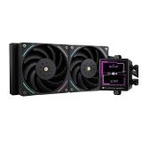 Thermalright Frozen Vision 240 Black-Liquid CPU Water Cooler, with 2 PWM Fans,2.88-inch Square Image IPS LCD Display for 480x480 Pixels, Computer CPU Water Cooler for AM4/AM5,Intel lga1700/1851/115X - Thermalright Frozen Vision 240 Black-Liquid CPU Water Cooler, with 2 PWM Fans,2.88-inch Square Image IPS LCD Display for 480x480 Pixels, Computer CPU Water Cooler for AM4/AM5,Intel lga1700/1851/115X -