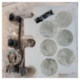 3-Light Bathroom Light Fixtures: Set of 2 Black Modern Vanity Lights with Clear Glass Shade - 18.51 Bathroom Wall Lamp for Mirror Kitchen Living Room - Retail: $53' 3-Light Bathroom Light Fixtures: Set of 2 Black Modern Vanity Lights with Clear Glass Shade - 18.51 Bathroom Wall Lamp for Mirror Kitchen Living Room - Retail: $53'