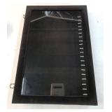 Necklace Organizer Box, Tray with Clear Lid, Velvet Dustproof Necklaces Holder Storage Display Case, 20 Hooks Glass Top Jewelry Tray Drawer Insert for Pendant Bracelet - Retail: $18 Necklace Organizer Box, Tray with Clear Lid, Velvet Dustproof Necklaces Holder Storage Display Case, 20 Hooks Glass Top Jewelry Tray Drawer Insert for Pendant Bracelet - Retail: $18