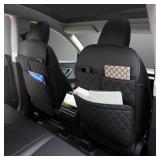 2 Pack Kick Mats Back Seat Protector Seat Back Protector for Kids Feet Car Seat with Car Back Seat Organizer, Seat Back Protector Cover for Back of Front Seats. - Retail: $42 2 Pack Kick Mats Back Seat Protector Seat Back Protector for Kids Feet Car Seat with Car Back Seat Organizer, Seat Back Protector Cover for Back of Front Seats. - Retail: $42