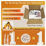 4FT Light Up Numbers Letters, DIY Giant Marquee Numbers, Mosaic Balloon Number 1 for 1st Birthday Decorations, Anniversary Decorations, Wedding Party Decor - Retail: $24 4FT Light Up Numbers Letters, DIY Giant Marquee Numbers, Mosaic Balloon Number 1 for 1st Birthday Decorations, Anniversary Decorations, Wedding Party Decor - Retail: $24