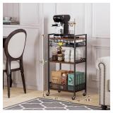 K Cup Holder Cart, Coffee Station Organizer for Nespresso Vertuo Capsule and K Cup Capsule, Multi-Functional Coffee Bar Cart Accessories Organizer with Wheels for Living Room, Kitchen - Retail: $60 K Cup Holder Cart, Coffee Station Organizer for Nespresso Vertuo Capsule and K Cup Capsule, Multi-Functional Coffee Bar Cart Accessories Organizer with Wheels for Living Room, Kitchen - Retail: $60